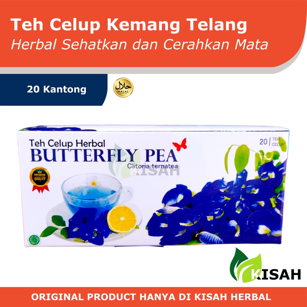 Teh Celup Kembang Telang (Butterfly Pea) 20 Kantong Teh