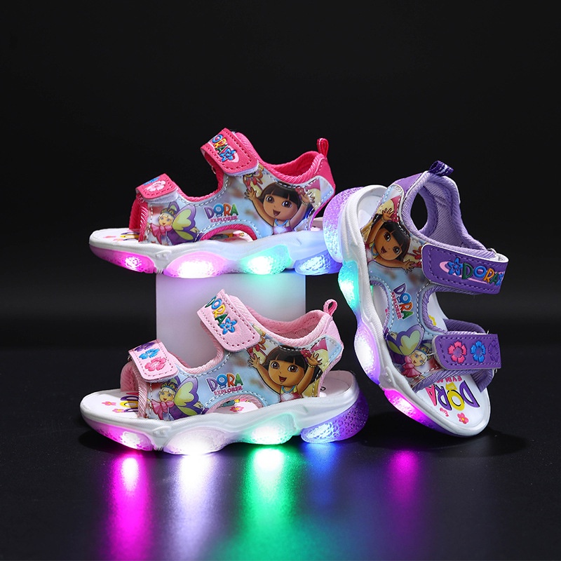 Sandal Sendal Anak Laki-laki Sandal LED Motif JPR-007 Sandal Sendal Import Anak