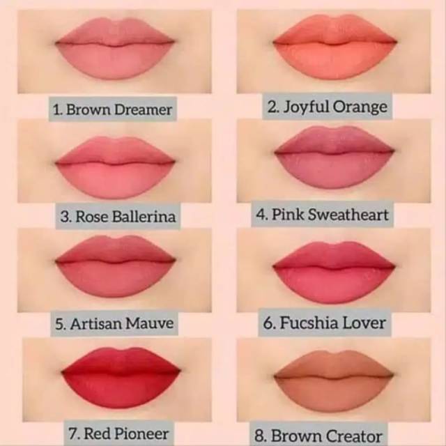 WARDAH Colorfit Velvet Matte Lip Mousse Lipcream