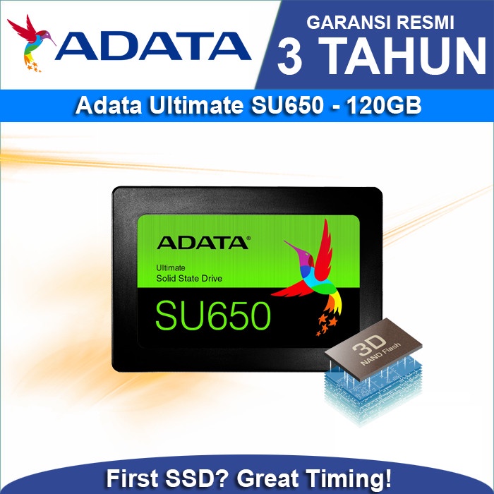 Adata SSD 120GB SU650 Ultimate 2.5&quot; SATA III