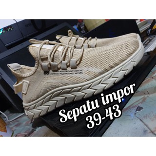 branded clothes sepatu  slip on impor pria  original ringan  