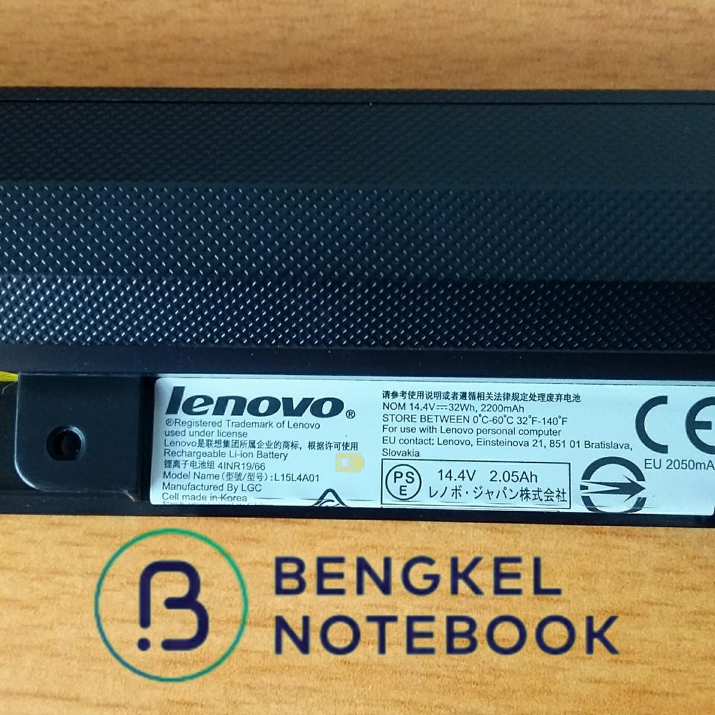 Baterai Lenovo L15L4A01 L15M4A01 L15S4A01 Lenovo 100-14iBD 100-15IBD 300-14ISK 110-14ISK 300-14IBR L15L4A01