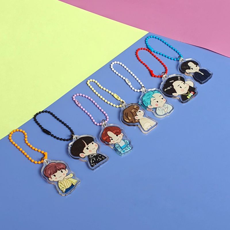 BTS Bangtan Acrylic Keychain Dynamite series gantungan kunci akrilik