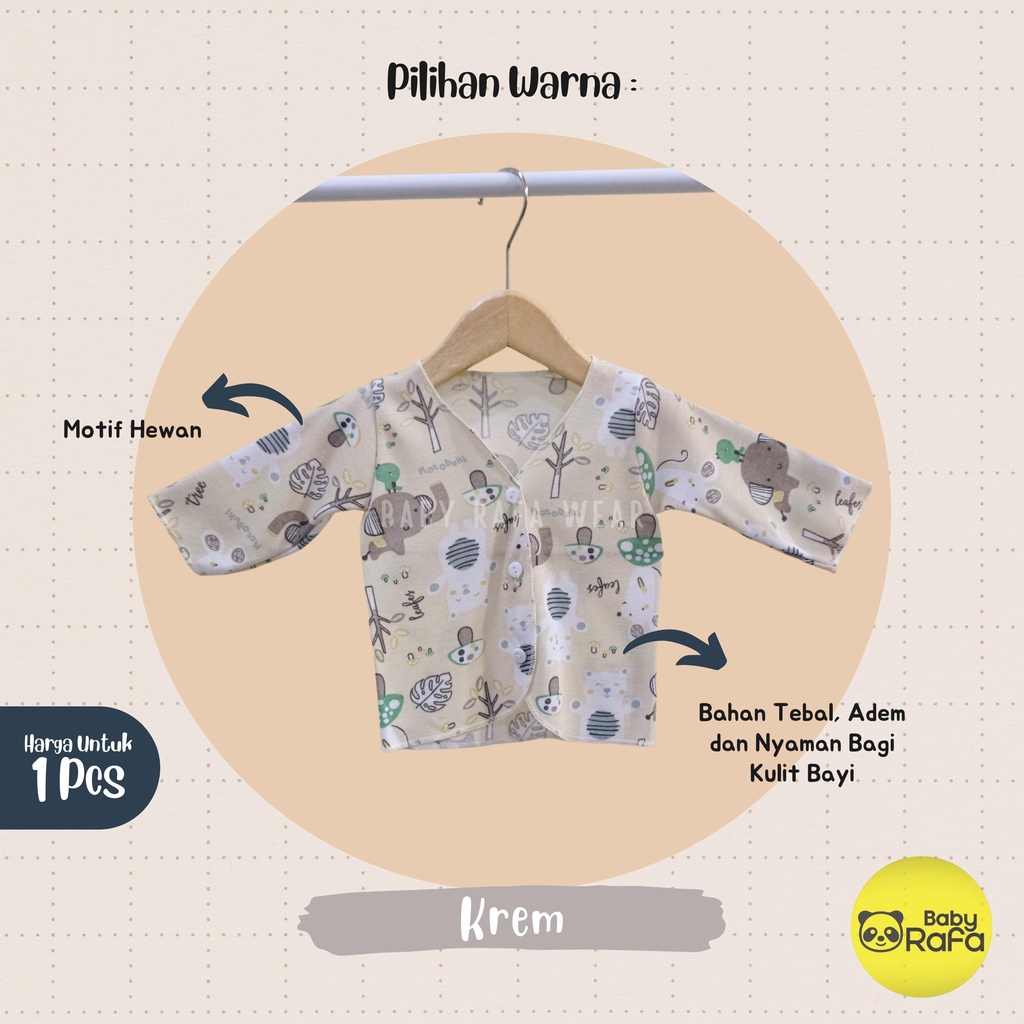 Baju Bayi Tangan Panjang Newborn Animal Series merk KOTOBUKI