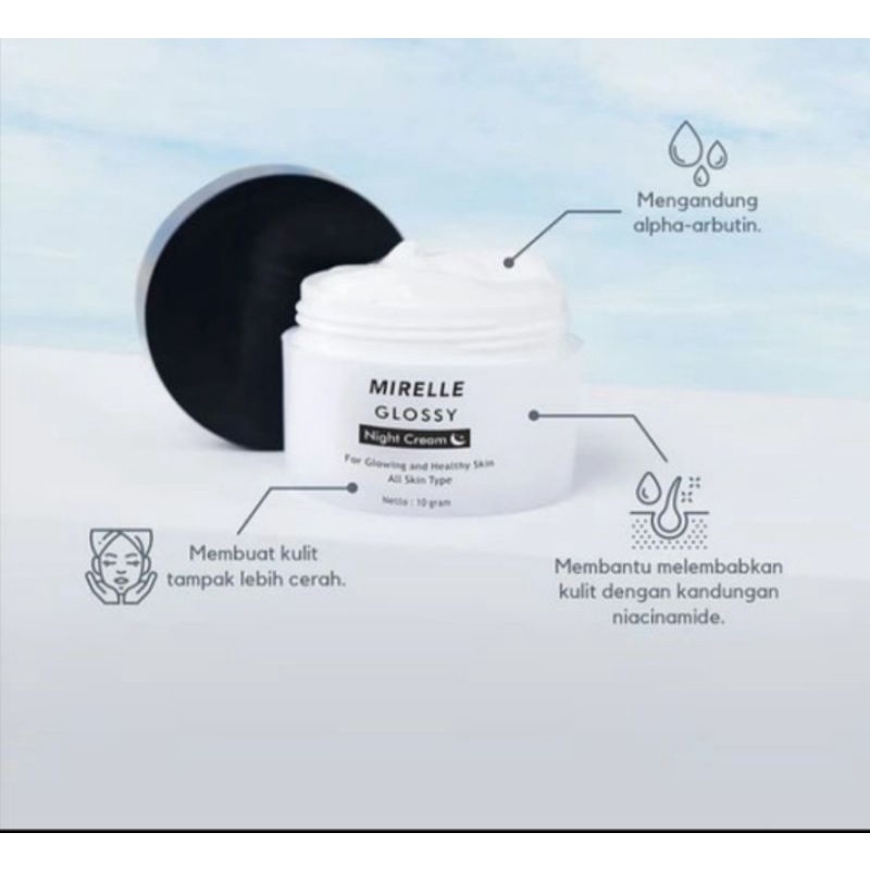 Mirelle Glossy Night Cream
