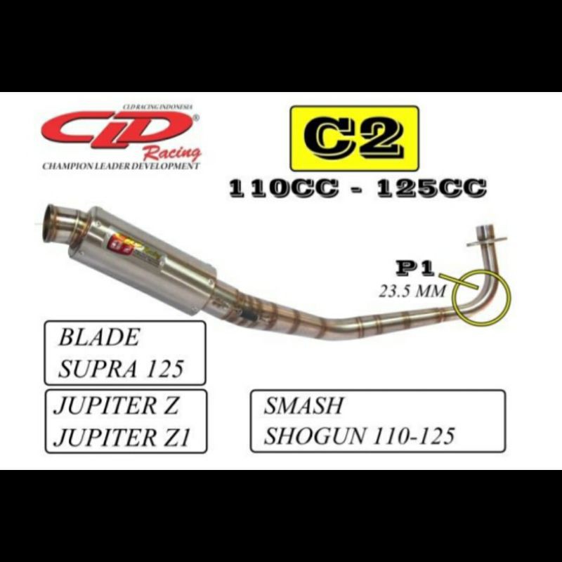 Knalpot CLD racing JUPITER Z1 type C2