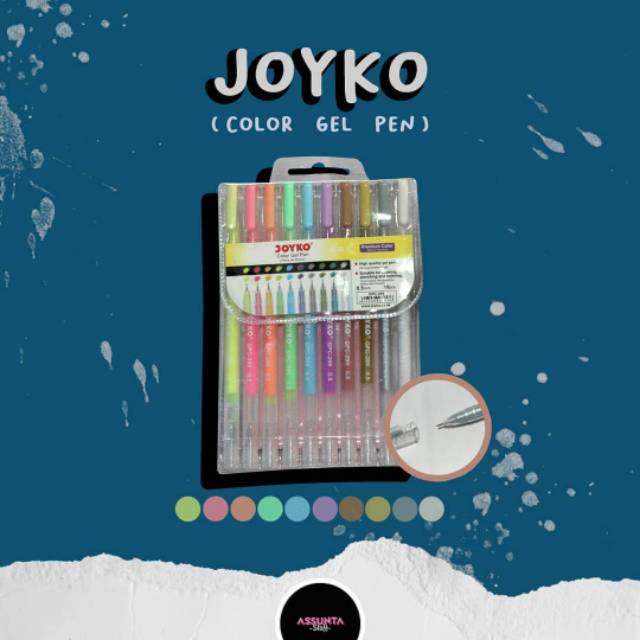 

[AS] Pulpen gel warna joyko GPC 299