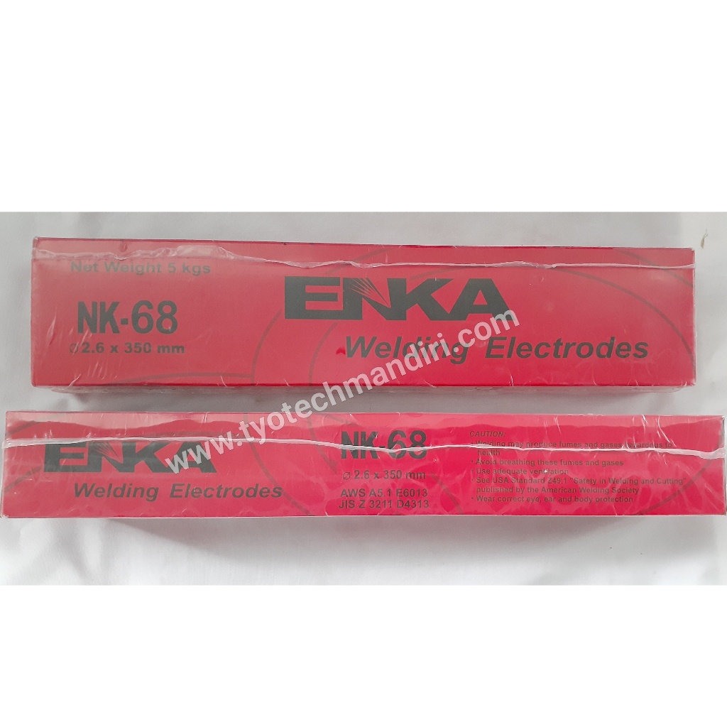 KAWAT LAS LISTRIK WELDING ELECTRODES ELEKTRODA ENKA NK 68 NK68 2.6 MM