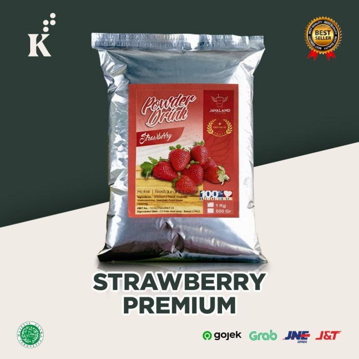 

DISKON - (BISA COD) Bubuk Minuman Premium Strawberry Javaland Grande 1kg