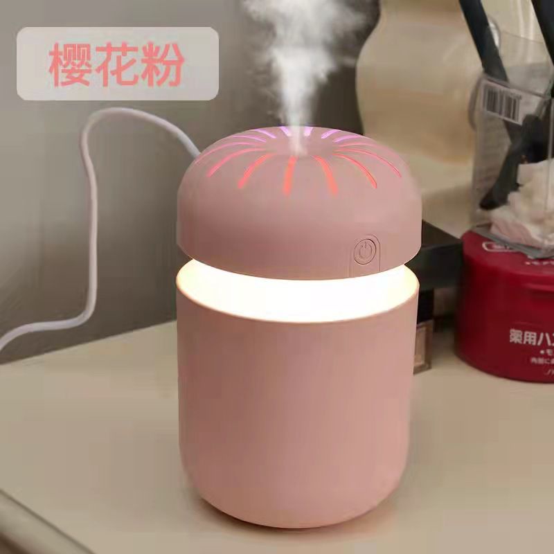 Diffuser Humidifier Aromatherapy Ultrasonic Pewangi Ruangan Air Diffuser Aroma Terapi Purifier Oil Diffuser Diffuser Portable Terapkan ke Essential oil Portable Terapkan ke Essential oil-Difuser 300ml-PINK