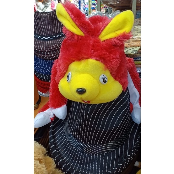 Topi Berbulu, Topi pokemon Lucu, Topi Hangat untuk Anak Laki-laki dan Perempuan Umur 0-5 Tahun