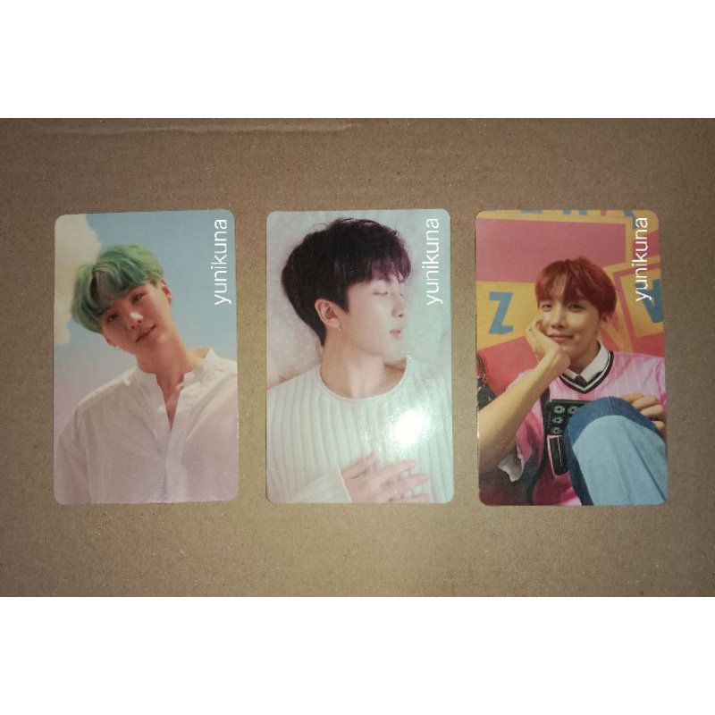 PHOTOCARD SUGA HER O, JHOPE HER E, NAMJOON TEAR U