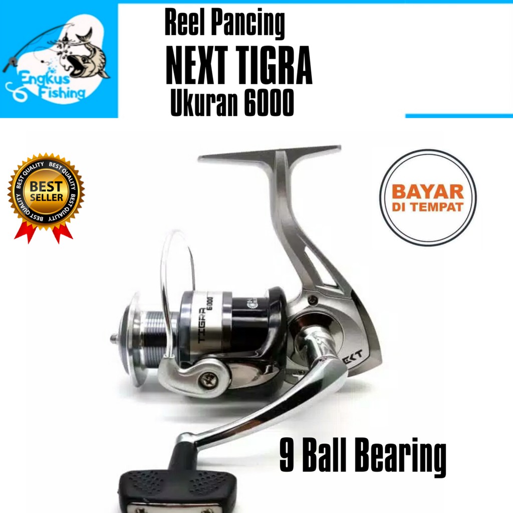 Reel Pancing Tigra 2000,4000 &amp; 6000 (8+1 Bearing) Kuat Galatama Murah