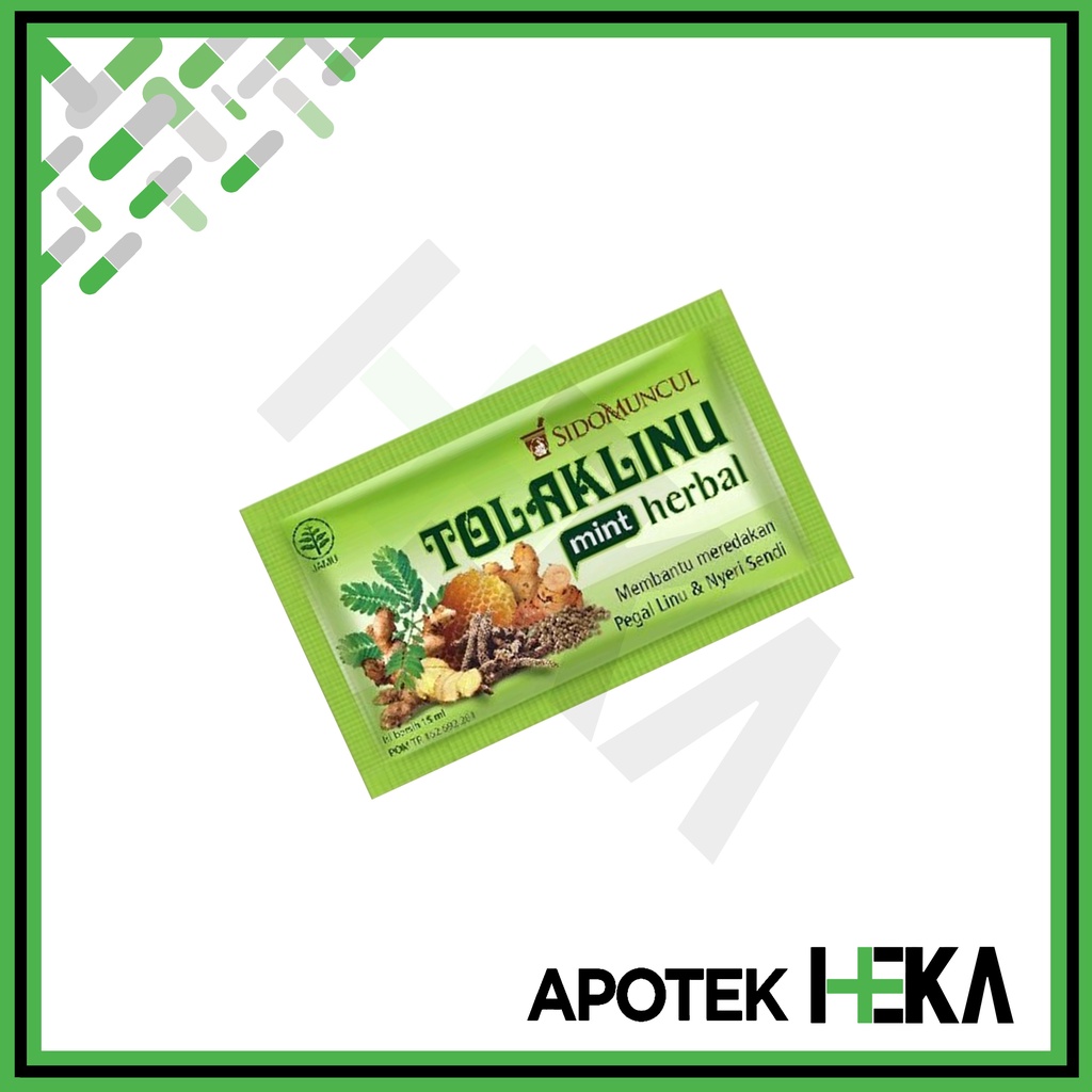 Tolak Angin Linu Herbal Mint 1 Sachet - Meredakan Pegel Linu (SEMARANG)