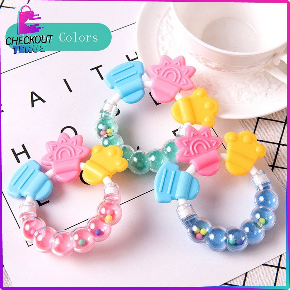 CT M71 Mainan Rattle Genggam Empeng Bayi Maenan Kerincingan dan Gigitan Bayi Baby Teether Toys