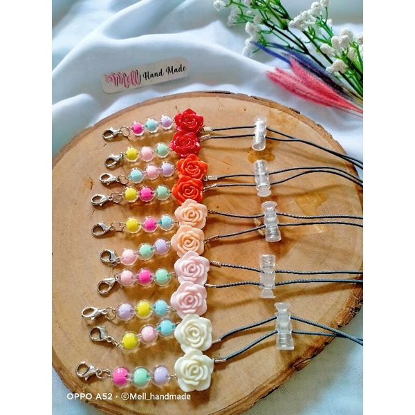 KALUNG MASKER MAWAR 2IN1| STRAP MASKER BUNGA| STRAP MASKER WANITA 2IN2 | KONEKTOR MASKER 2IN1