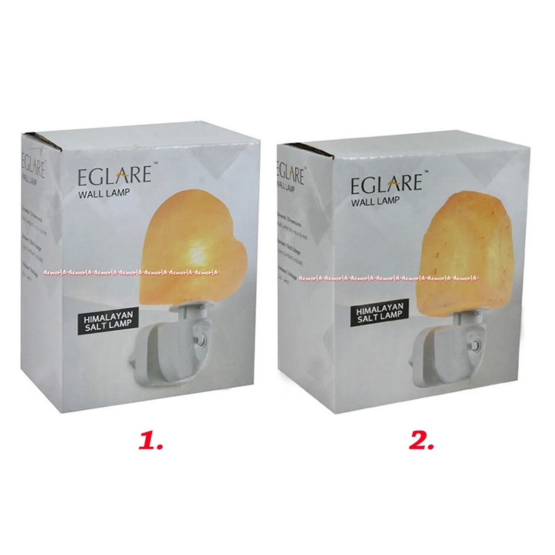 Eglare Wall Lamp Himalayan Salt Lampu Dinding Tembok Untuk Refleksi Model Bulat Love Eglar