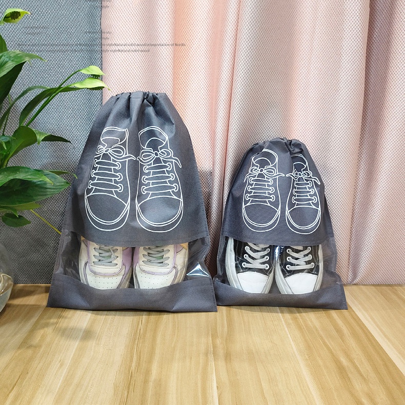 BABEE - TAS SEPATU SERUT / KANTONG SEPATU SANDAL WADAH SEPATU POUCH SEPATU KOREA