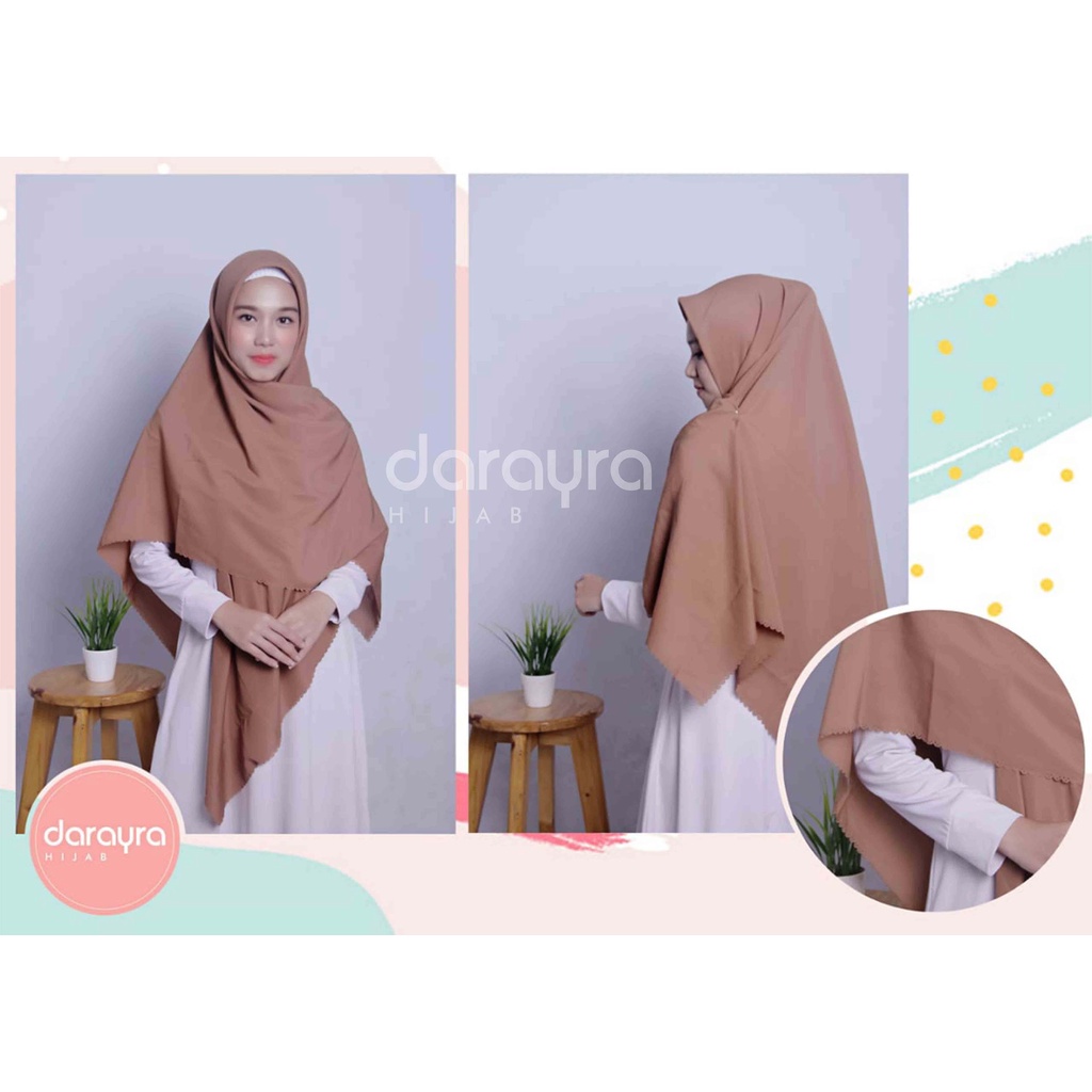 Segiempat Wolfis 150 x 150/ Jilbab Wolpeach/ Segi empat Jumbo