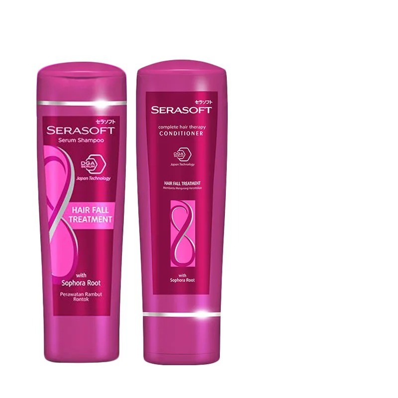 SERASOFT Perawatan Rambut | Shampoo 170ml |Serum Conditioner 170ml BPOM ORIGINAL by AILIN