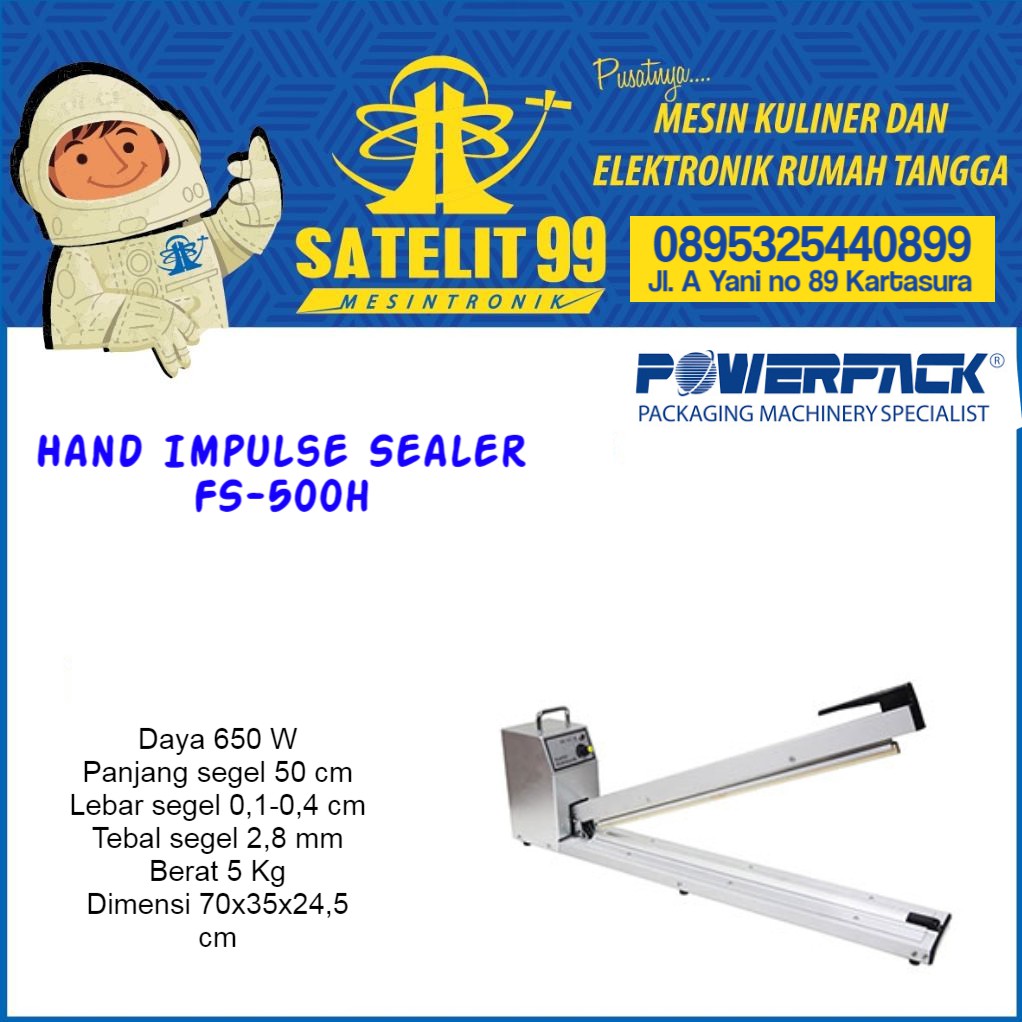 Hand Impulse Sealer POWERPACK FS-500H