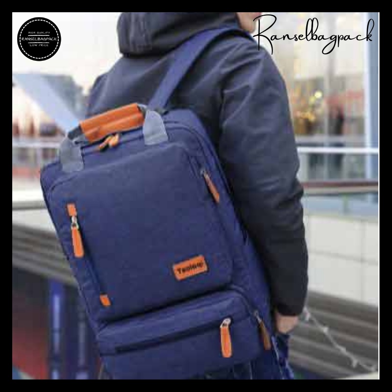 COD Tas Ransel Laptop empuk Tas backpack Jinjing Sekolah Kantor Seminar Original