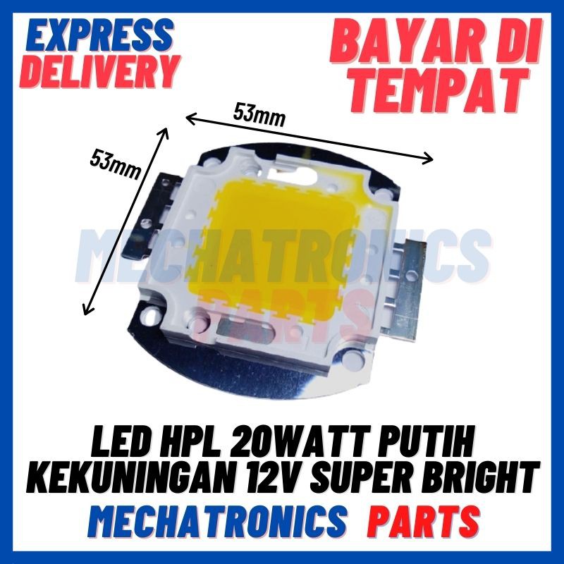 [DSP-9145] LED HPL 20WATT PUTIH KEKUNINGAN 12V SUPER BRIGHT