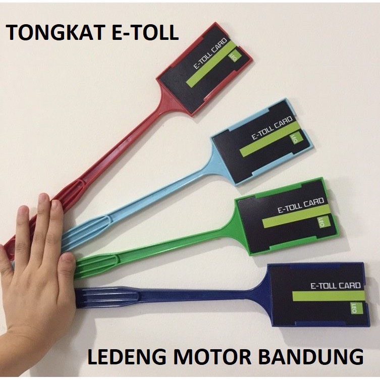 Tong E-Toll Tongkat Gagang Plastik Kartu GTO Gerbang Tol Mobil E-Money