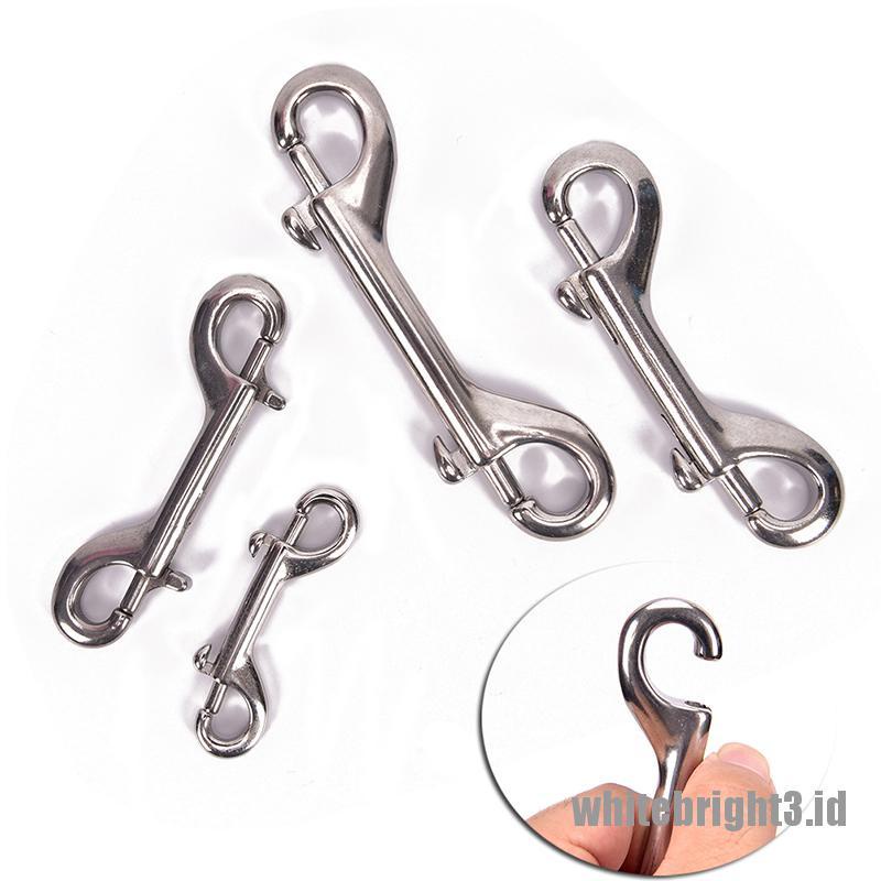 Kait snap bolt Dua Sisi Bahan stainless steel 316 Untuk scuba diving
