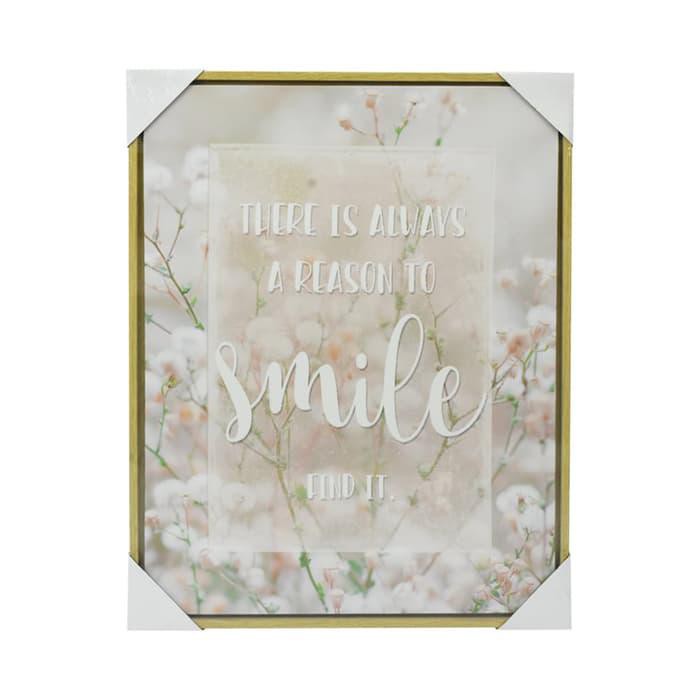 

LUKISAN KANVAS CANVAS PRINT SMILE 4F 40X50X2.5CM ORIGINAL