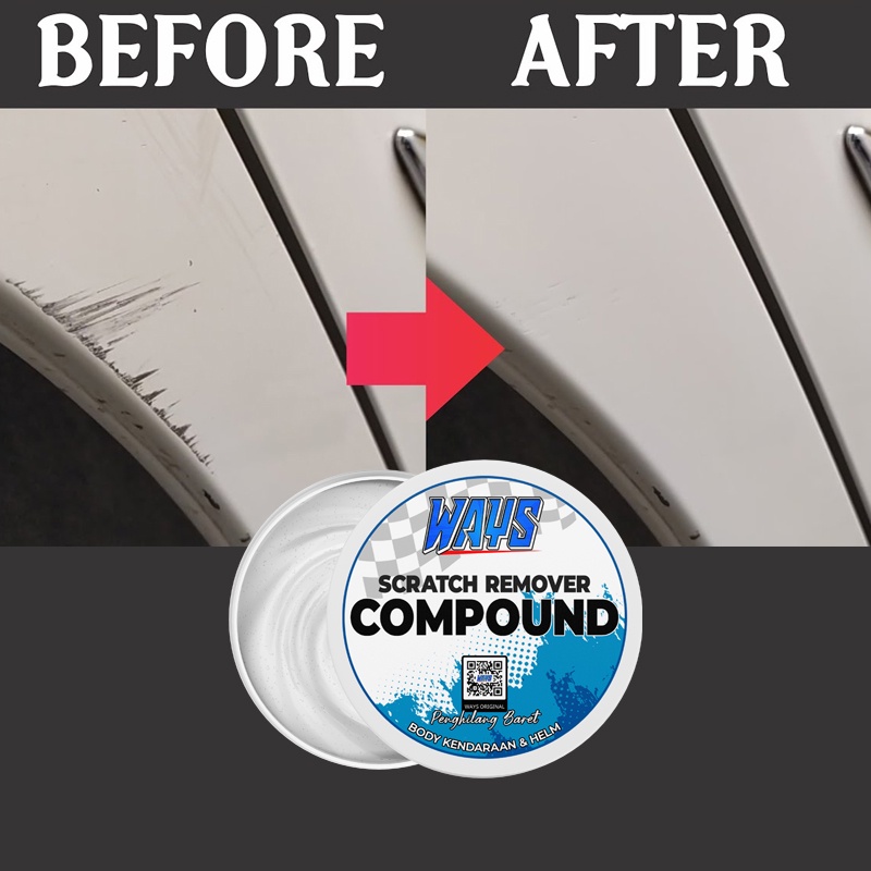 Penghilang Baret Lecet Kompon Poles Body Mobil Motor Helm / Scratch Remover Compound
