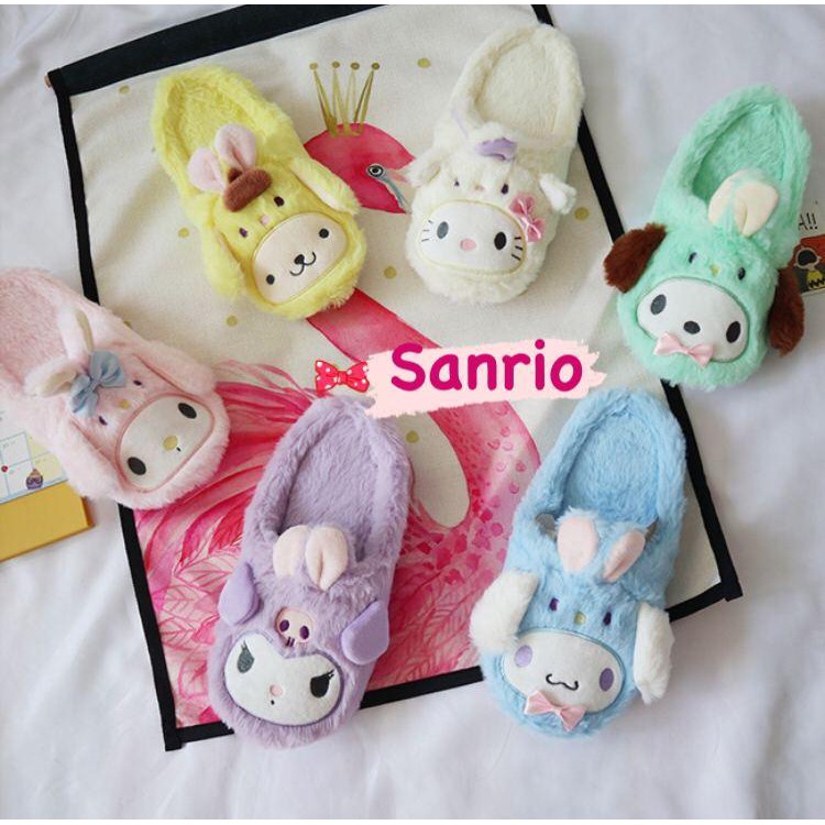 SANDAL MELODY HELLO KITTY KUROMI POCCACHO DOG PURIN CINNAMOROLL SEPATU KAMAR