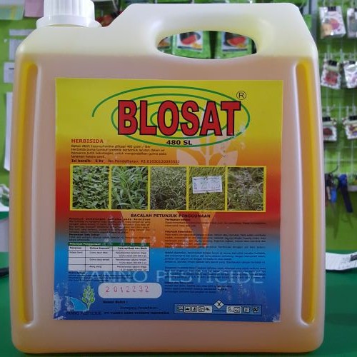 Racun Rumput Blosat 480SL 5 Liter - Herbisida Gulma ilalang Basmi Sampai Akar TERLARIS