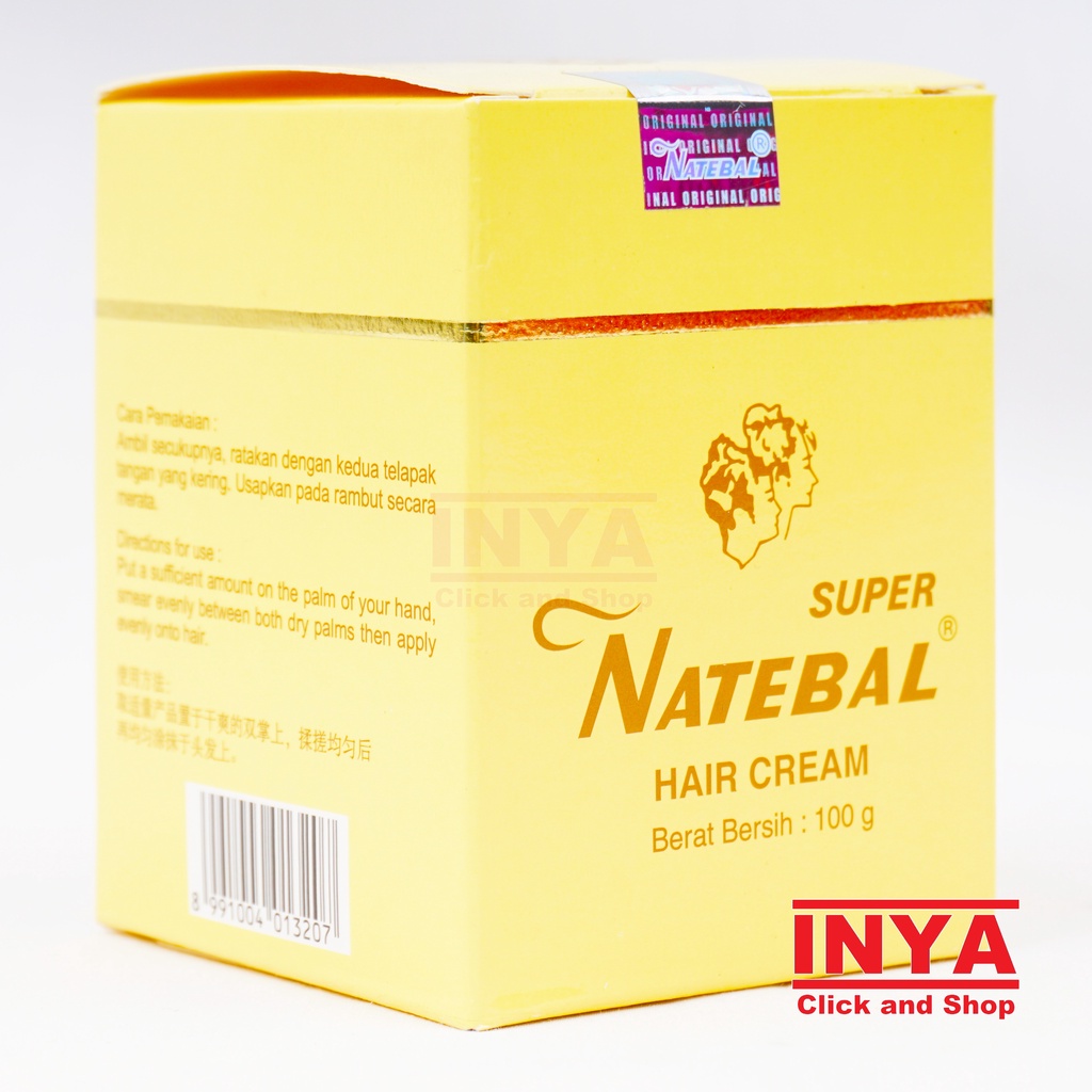 SUPER NATEBAL HAIR CREAM 100gr - Minyak Rambut