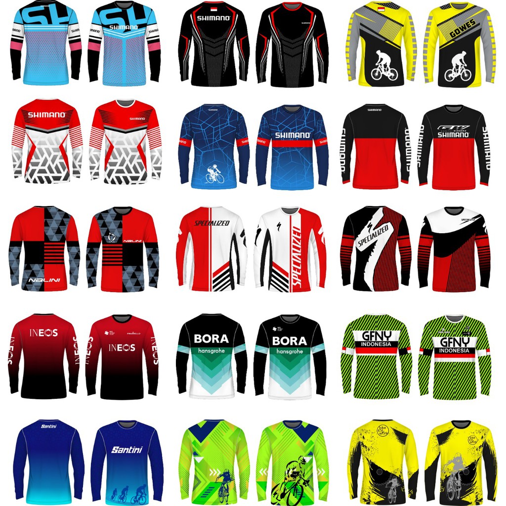 JERSEY SEPEDA PRINTING JERSEY SEPEDA  JERSEY GOES SANTAI CUSTOM JERSEY FULL PRINT