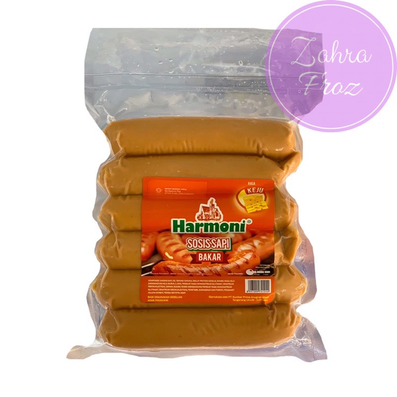 HARMONI SOSIS SAPI BAKAR KEJU 500 GR ISI 6 DAN 10