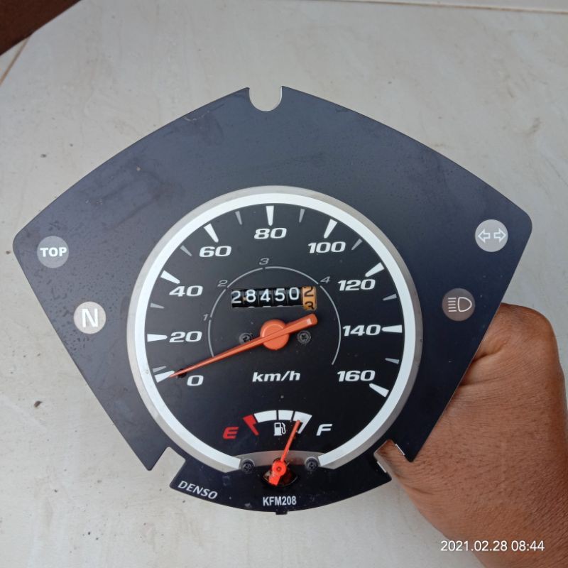 Papan Speedometer honda Revo Absolute 110 Karbu. original. Seken bekas copotan motor