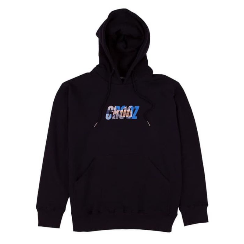 HOODIE CROOZ YOSHIOLOKER BLACK-UNISEX HOODIE