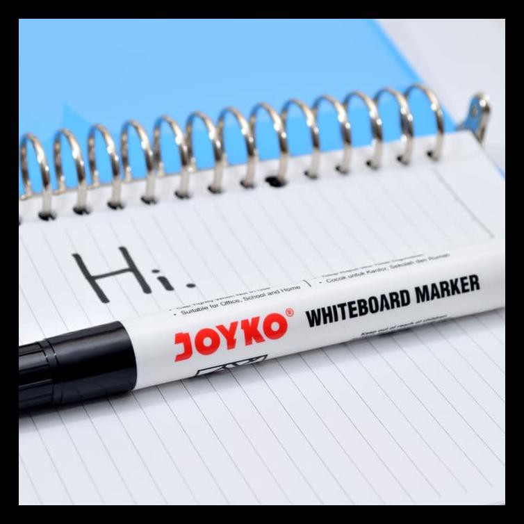 

Whiteboard Marker / Spidol Papan Putih Joyko Wm-28 / 1 Box 12 Pcs Terjamin