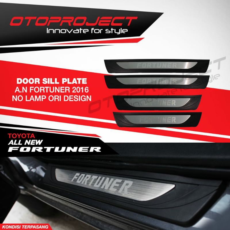 Door Sill Plate All New Fortuner Otoproject Sillplate Samping Fortuner