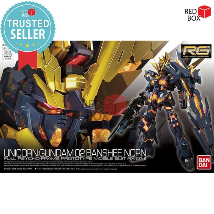 BARANG BERKUALITAS  RG Unicorn Gundam Banshee Norn