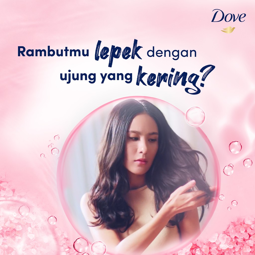 ★ BB ★ Dove Micellar Shampoo 190ml - Deep Cleanse Nourishment Perawatan Rambut Kering - Hair Boost Nourishment Perawatan Rambut Rontok