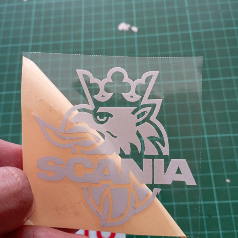 Sticker Cutting Scania Logo / Bus Scania