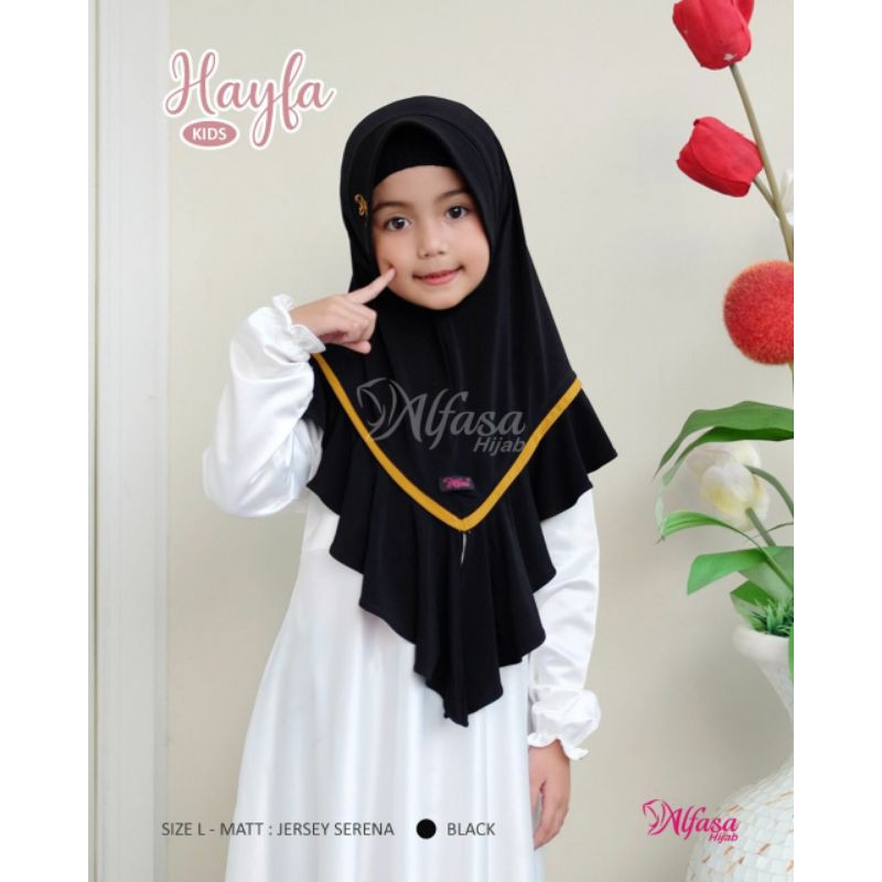 Bergo Hayfa kids dan mom by Alfasa