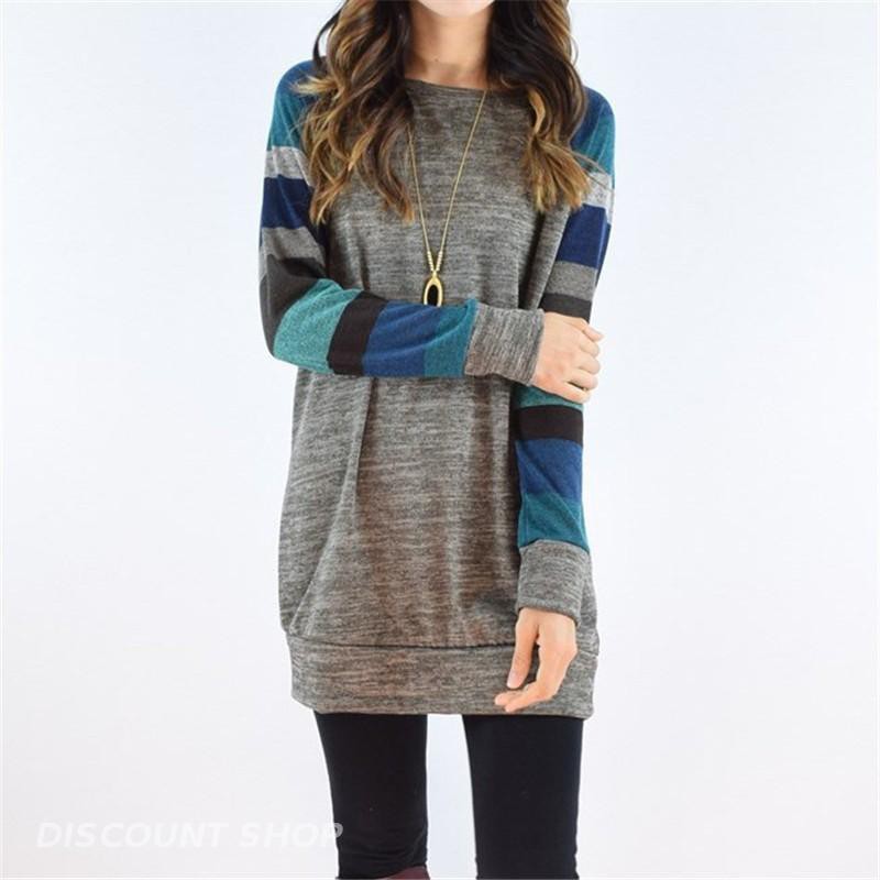 50 OFF Sweater Kaos  Lengan  Panjang  Bahan Katun Rajut  