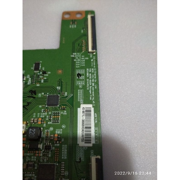 Tcon Tikon Board V15 TV PANASONIC TH-43ES630G TH-43ES630 TH 43ES630G 43ES630