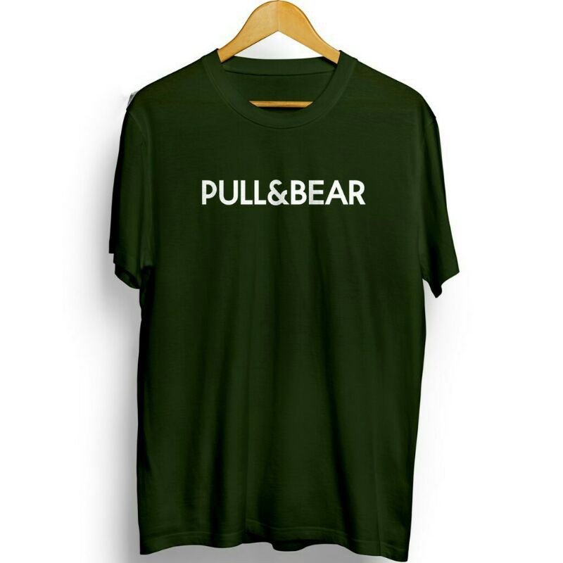 Kaos PULL&BEAR Premium Brand Distro Baju COTTON COMBED 30S kaos pria wanita Tshirt Murah Keren