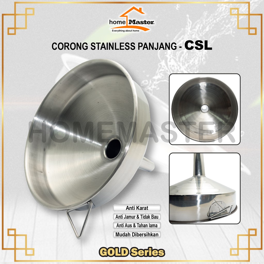 S1F Corong stainless steel 30 Cm diameter keluar 2,5Cm awet tahan lama anti karat LARIS