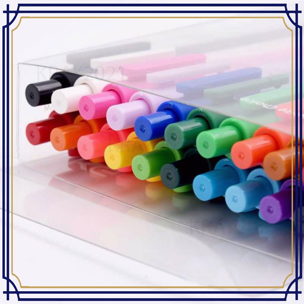 PURE Candy Gel Pen Pena Pulpen Bolpoin 0.5mm 10PCS (Colorful Ink)