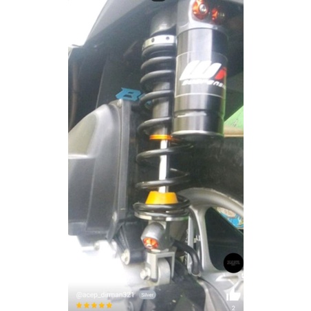 Shockbreaker matic tabung atas Copy Wp ukuran 330mm Beat Vario125 vario150 mio fino